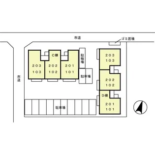 カサグランデD【2階】の間取り