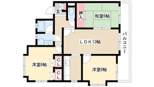 ラ・ファミーユI【3階】の間取り