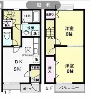 ガーデンコートさやかの間取り