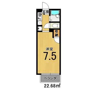 BAUM EMON【1階】の間取り