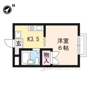サテンドール草津【3階】の間取り