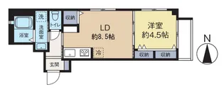 ミタカテラス【4階】の間取り