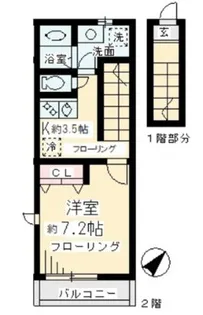 DCラフィネ【2階】の間取り