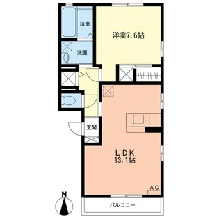 バリエンテ【3階】の間取り