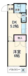シティハイツ淵野辺【2階】の間取り