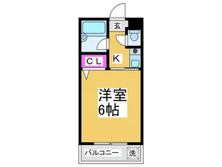 メゾンユーアイ【2階】の間取り