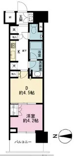 ザ・パークハウスアーバンス渋谷【11階】の間取り