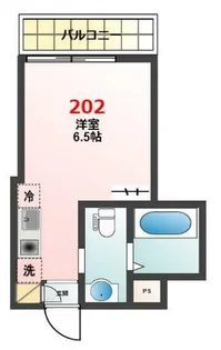 Glanz北千住II【2階】の間取り