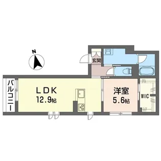ラ メゾン ノワール【1階】の間取り