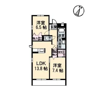 グランマスト観音寺新町【1階】の間取り
