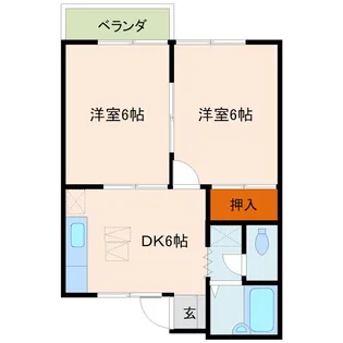 モンシェリー花嶋【2階】の間取り