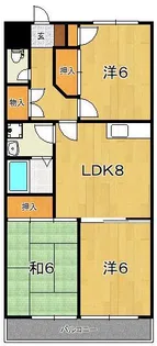 サンモール木村【2階】の間取り