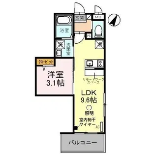 グレイスグリーンヒルズ【3階】の間取り