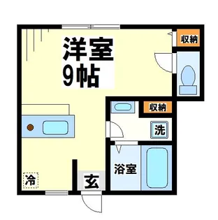 メゾンヴァリエ【1階】の間取り