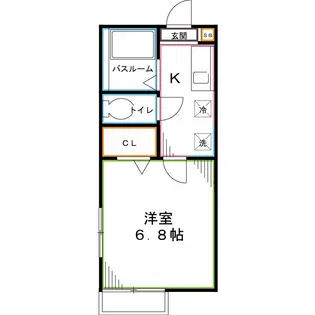 サ・イラM【2階】の間取り