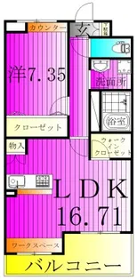 SKビル九番館【3階】の間取り