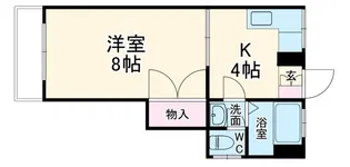 シティリー多摩【1階】の間取り