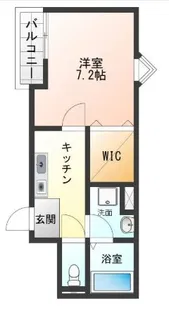プロスパーコート小路【2階】の間取り