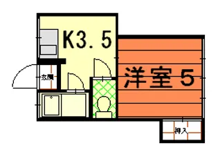 桜荘【2階】の間取り