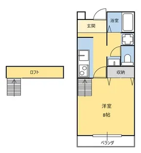 サニーK【2階】の間取り