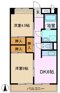 鴨居駅前ビル【5階】の間取り