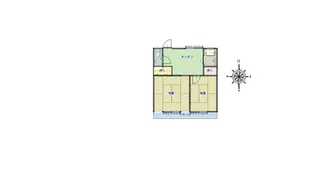 コーポひざし【2階】の間取り