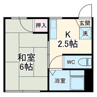 ガーデンハイツ【1階】の間取り