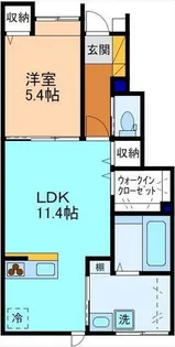 ブルーバード【1階】の間取り