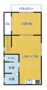 ハイツ咲【2階】の間取り