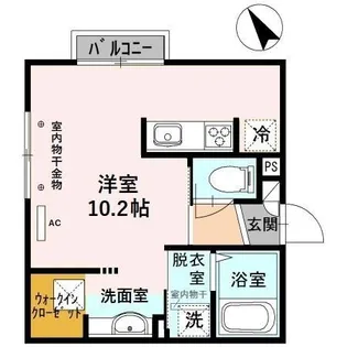 カルミヤ駅西【1階】の間取り