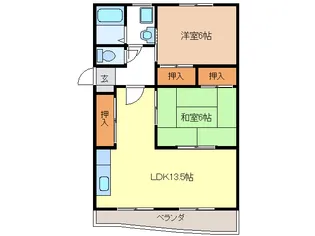 岐阜県岐阜市岩倉町1【マンション】の間取り
