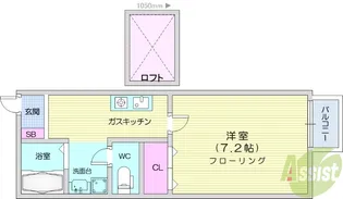 ブルーリーフ3 B棟【2階】の間取り