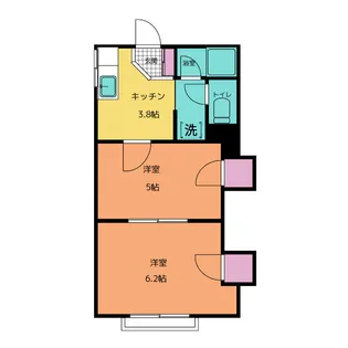 フォーブルMimikikiB棟【2階】の間取り