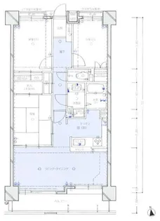 トーカンマンション上通弐番館【3階】の間取り