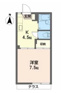 ルネサンスコート【1階】の間取り