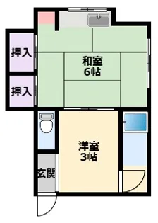 2Kの間取り画像