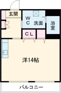 フロンティア【1階】の間取り