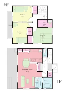 埼玉県ふじみ野市北野2【一戸建】の間取り