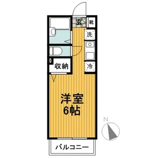 プラテーク日吉【1階】の間取り