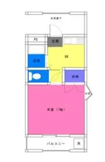 ハイツ野末【2階】の間取り