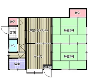 加藤アパート【1階】の間取り