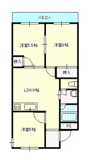 アークヒルマンション【1階】の間取り