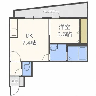 プリマベーラ発寒南【4階】の間取り