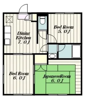 グランドヒル【1階】の間取り