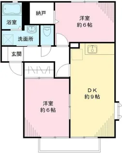 クレストコート A【2階】の間取り