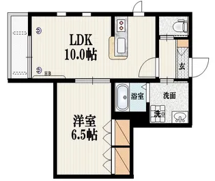 メゾンベール【2階】の間取り