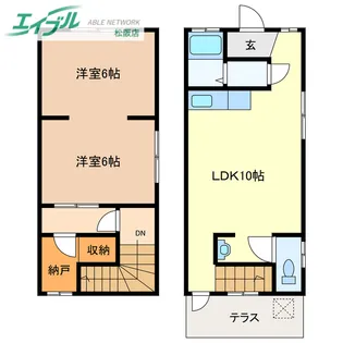 三重県松阪市南町【一戸建】の間取り
