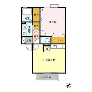 T・S・R亜樹【1階】の間取り