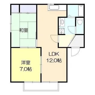 ゆぁーずMII【1階】の間取り