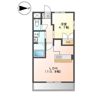 神奈川県大和市渋谷7【アパート】の間取り